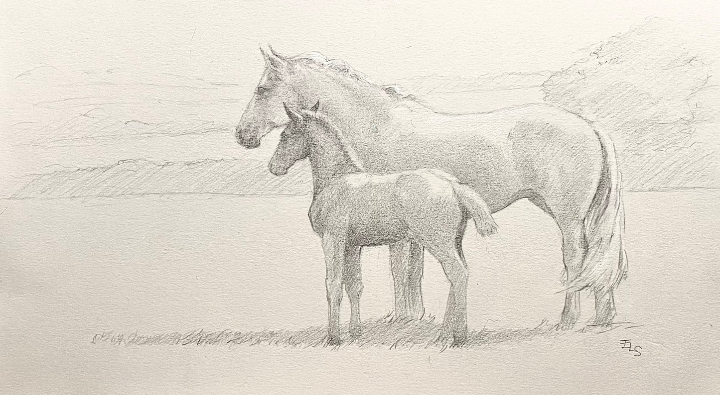 In Mother's Shadow- study